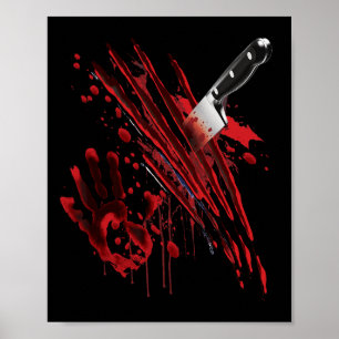 Blutgerinnsel Spritzer Graphic Poster