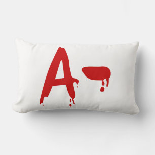 Blutgruppe A - Negativ #Horror Hospital Lendenkissen