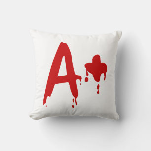 Blutgruppe A+ Positives #Horror Hospital Kissen