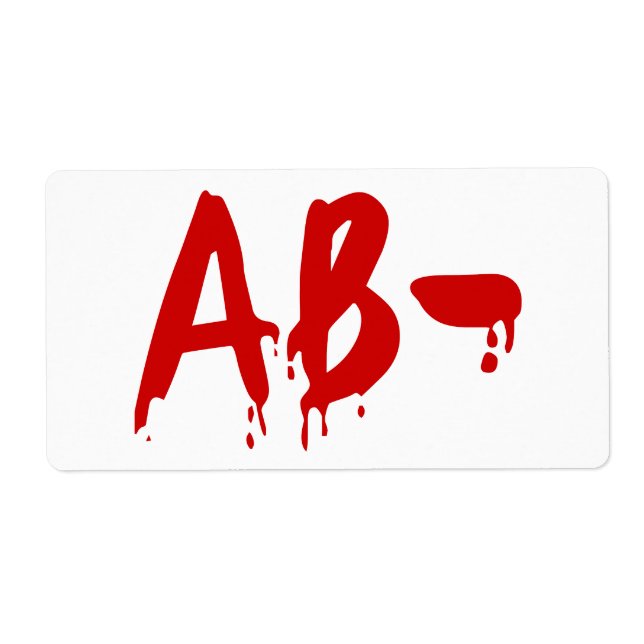 Blutgruppe AB - Negative #Horror Hospital (Vorne)