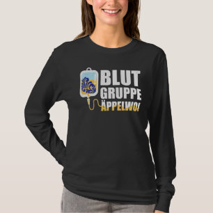 Blutgruppe Äppelwoi Frankfurt Hessen T-Shirt