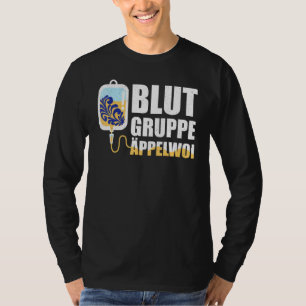 Blutgruppe Äppelwoi Frankfurt Hessen T-Shirt