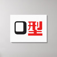 Blutgruppe des japanischen Kanjis