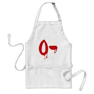 Blutgruppe O- Negative #Horror Hospital Schürze