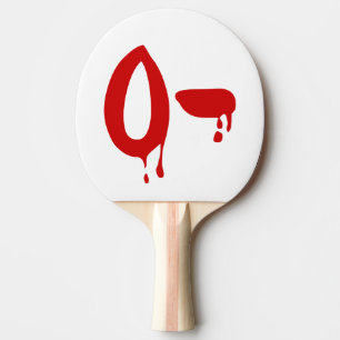 Blutgruppe O- Negative #Horror Hospital Tischtennis Schläger