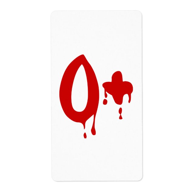 Blutgruppe O+ Positiv #Horror Hospital (Vorne)