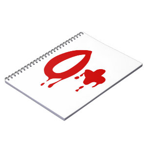 Blutgruppe O+ Positiv #Horror Krankenhaus Notizblock