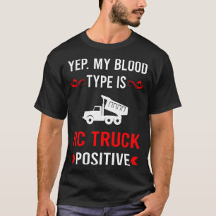 Blutgruppe RC Truck Lastwagen T-Shirt