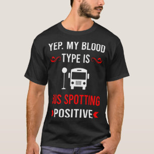 Blutgruppen-Bus-Spotting-Spotter T-Shirt