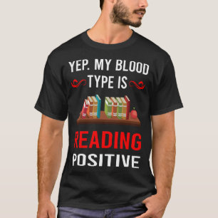 Blutgruppen-Lesebuch Bücher T-Shirt