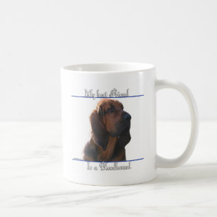 Bluthund bester Freund; Bluthund-Geschenke; Kaffeetasse