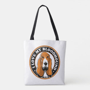 Bluthund Liebhaber Welpen Mama Hund Papa Rettung Tasche