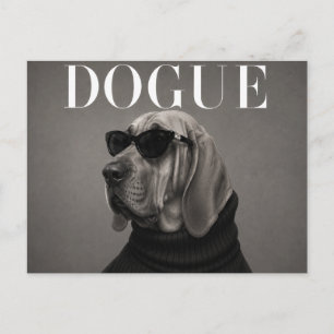 Bluthund Luxus Canine Couture Postkarte