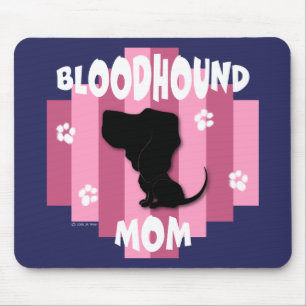 Bluthund-Mama Mousepad