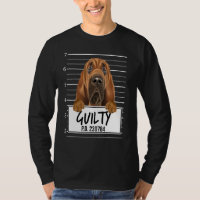 Bluthund-Mugshot-Schuldiger Hund