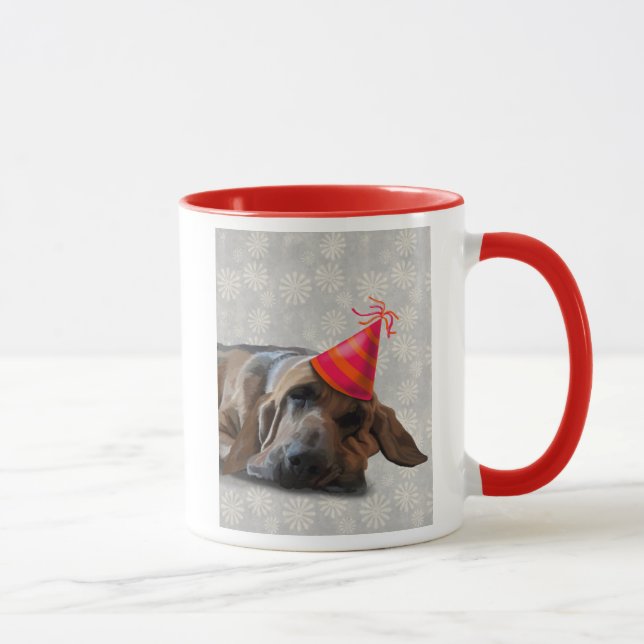 Bluthund nach dem Party Tasse (Rechts)