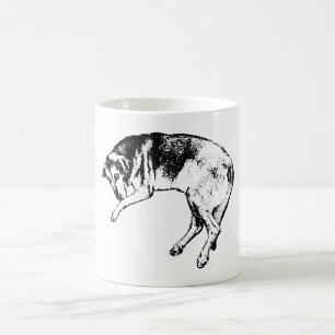 Bluthund-Porträt   Ink Dog Tasse