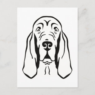 Bluthund Postkarte