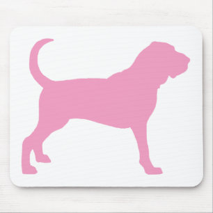 Bluthund (Rosa) Mousepad