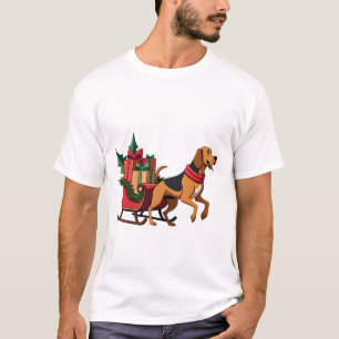 Bluthund-Schlittenpuller T-Shirt