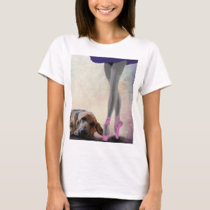 Bluthund und Ballett-Tänzer T-Shirt
