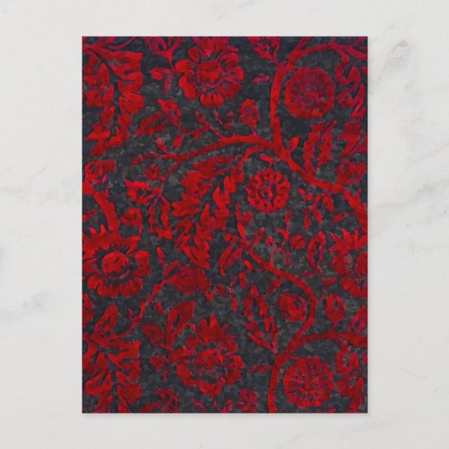Blutige Blumen ~ Postkarte (Vorderseite)