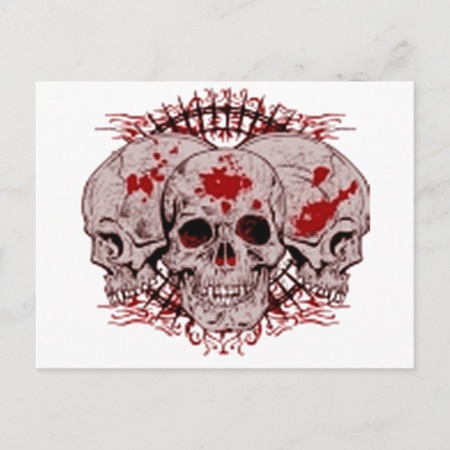 Blutige Hölle Postkarte (Vorderseite)