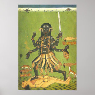 Blutige Kali Gönnergöttin der Verbrecher Poster