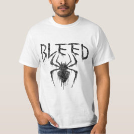 Blutige Spinne Meltdown – Dunkle Tropfen-Ästhetik T-Shirt