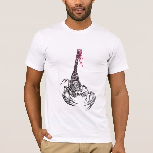 Blutiger Skorpion T-Shirt (Vorderseite)