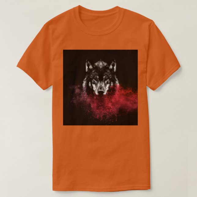 Blutiger Wolf T-Shirt (Design vorne)
