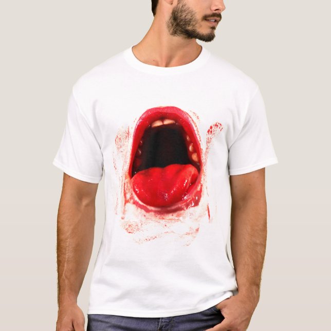 Blutiges Halloween T-Shirt (Vorderseite)