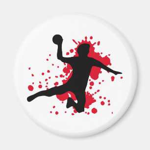 blutiges Handball dodgeball Magnet