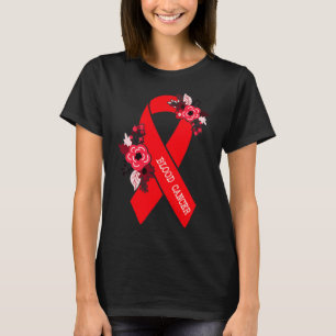 Blutkrebs-Bewusstsein Bluthochdruck rotes Blut kan T-Shirt