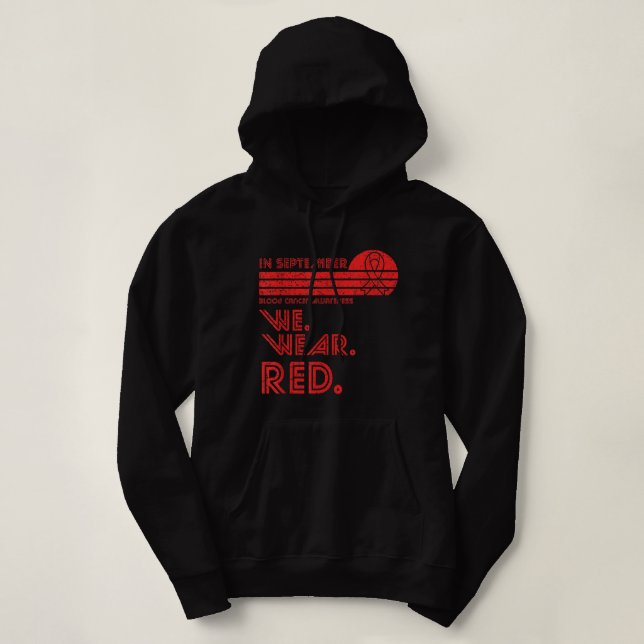 Blutkrebs-Bewusstsein Monat im September tragen wi Hoodie (Design vorne)