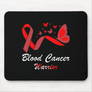 Blutkrebs-Bewusstsein Schmetterling Red Ribbon Sup Mousepad