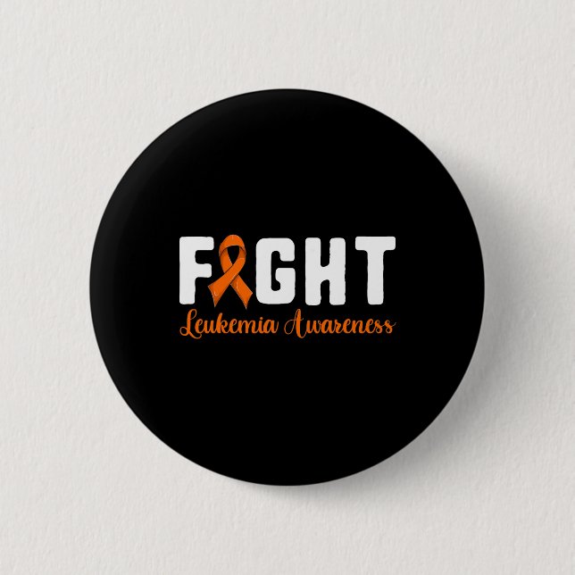 Blutkrebs-Bewusstsein Shirt3  Button (Vorderseite)