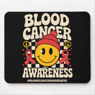 Blutkrebs-Bewusstseins-Groovy-Schleife Blutkrebs Mousepad