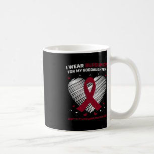 Blutkrebs Burgundy Godtochter Multiples Myelom Kaffeetasse