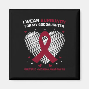 Blutkrebs Burgundy Godtochter Multiples Myelom Magnet