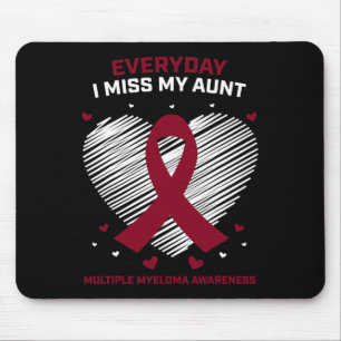 Blutkrebs In Erinnerung an meine Tante Multiples M Mousepad