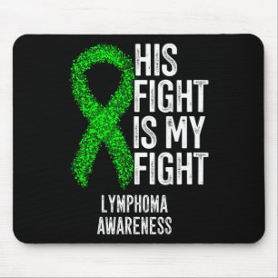 Blutkrebs Sein Kampf ist mein Kampf Lymphom Awaren Mousepad