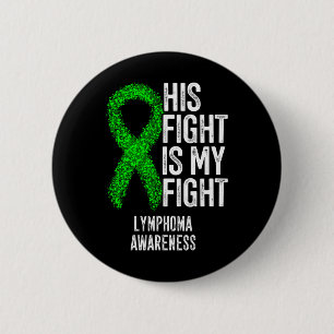 Blutkrebs Sein Kampf ist mein Kampf Lymphom-Bewuss Button