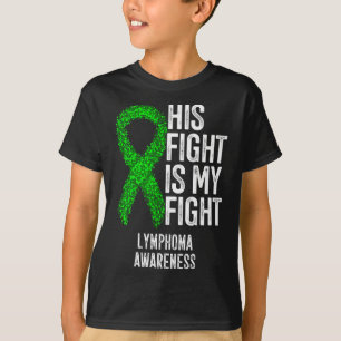 Blutkrebs Sein Kampf ist mein Kampf Lymphom-Bewuss T-Shirt