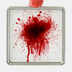 Blutkrebs-Spritzer realistisch Ornament Aus Metall