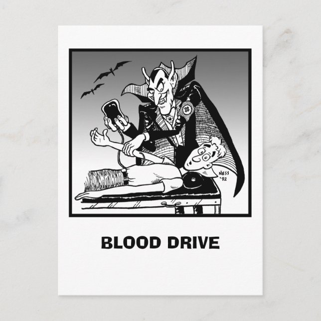 BLUTLAUFWERK POSTKARTE (Vorderseite)