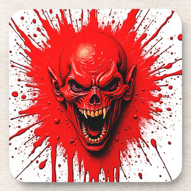 Blutlust: Der Vengeful Vampire Getränkeuntersetzer (Vorderseite)