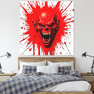 Blutlust: Der Vengeful Vampire Leinwanddruck