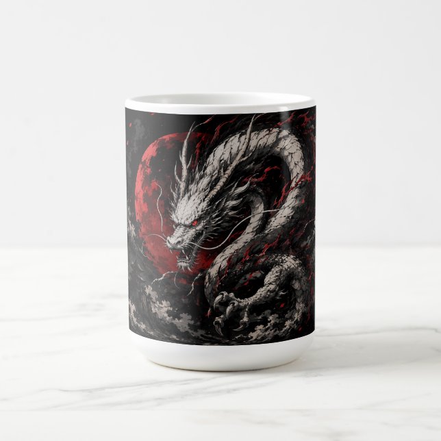 Blutmond-Drache Kaffeetasse (Mittel)