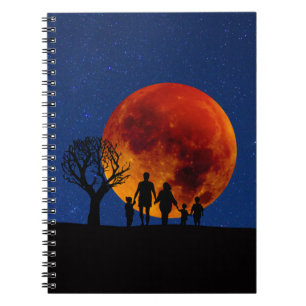Blutmond-Mondseelenfamilie Notizblock